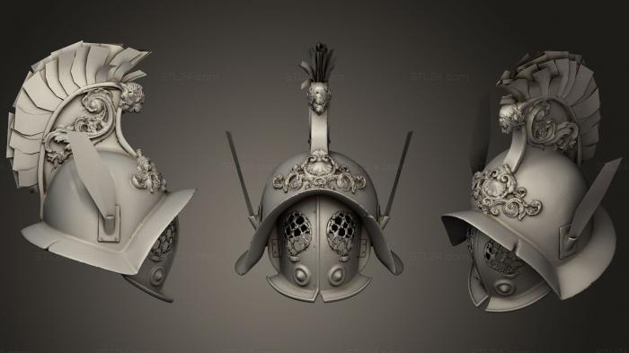 Weapon (Gladiator helmet, WPN_0053) 3D models for cnc